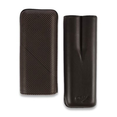 Davidoff Leaf Deri Puro Kılıfı Kahve XL 2li 64 Ring - 2