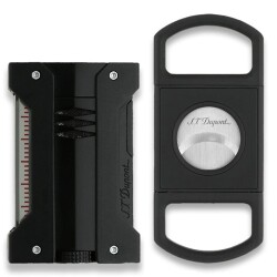 Defi Extreme Çakmak ve Puro Kesici Siyah - S.T.Dupont