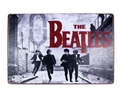 Dekoratif Vintage Metal Pano The Beatles 20x30 - T-BEK