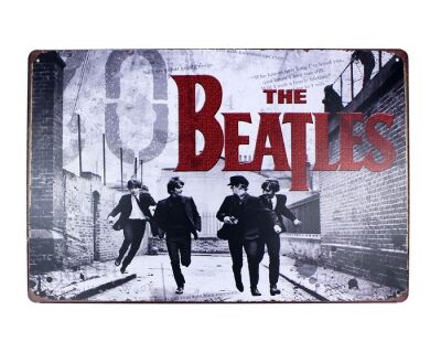 Dekoratif Vintage Metal Pano The Beatles 20x30 - 1