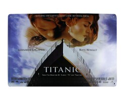 Dekoratif Vintage Metal Pano Titanic 20x30 - T-BEK