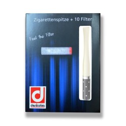Denicotea 20207 Karbon Filtreli Sig. Ağızlığı Kemik/Puantiyeli - DENİCOTEA (1)