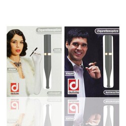 Denicotea 20229 Karbon Filtreli Ext.Slim Sig.Ağızlığı Gold(5 mm) - DENİCOTEA (1)