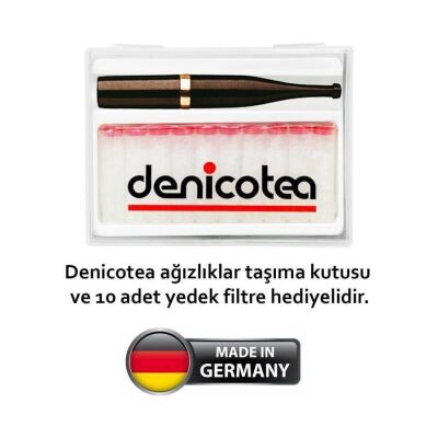 Denicotea 20241 Karbon Filtreli Sig. Ağızlığı 9mm Siyah - 2