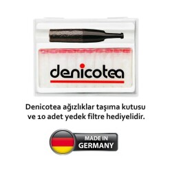 Denicotea 20249 Karbon Filtreli Ahşap Sig. Ağızlığı Siyah - DENİCOTEA (1)