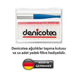 Denicotea 20280 Ejectör Filtreli Sig. Ağızlığı Turquaz/Krom - DENİCOTEA (1)