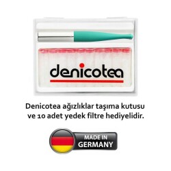 Denicotea 20282 Ejectör Filtreli Sig. Ağızlığı Nane/Krom - DENİCOTEA (1)