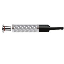 Denicotea 25007 Karbon Filtreli 6-9mm Lüks Slim Sig.Ağızlığı Karbon Silver - 1