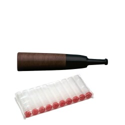 Denicotea 30302 12mm Toscanello Cigarillo Ağızlığı Ahşap - DENİCOTEA (1)