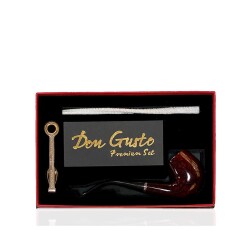 Don Gusto 9mm Başkangıç Pipo Seti Kahve - Atomic