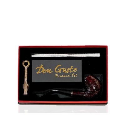 Don Gusto 9mm Başkangıç Pipo Seti Rustik - 1