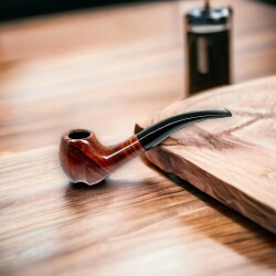 Don Gusto Gül Ağacı 9mm Pipo Seti Kıvrık Model 2 - 3