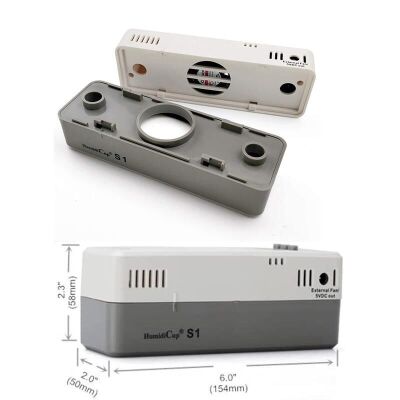Elektronik Nemlendiricili Humidor Puro Kutusu Küba Evi Tasarımlı - 8
