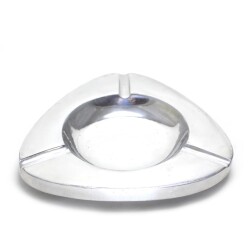 Eskitilmiş Alüminyum Kül Tablası Tria Slim 14cm - T-BEK