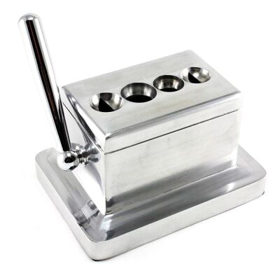 Firstland Quad Metal Masa Puro Kesici Giyotin Krom 4lü - 1