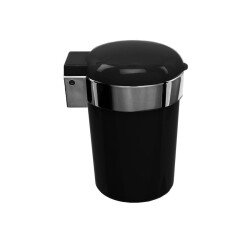 Full Color Led Işıklı Araç Araba Küllüğü Siyah 9cm - Atomic