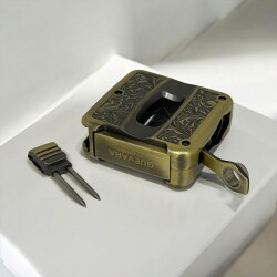 Guevara 3 Fonksiyonu Puro Kesici Delici ve Tutucu İğne Bronz - 3