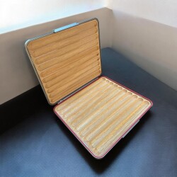 Guevara Aluminyum İçi Sedir Puro Taşıma Çantası Silver 10lu - GUEVARA (1)