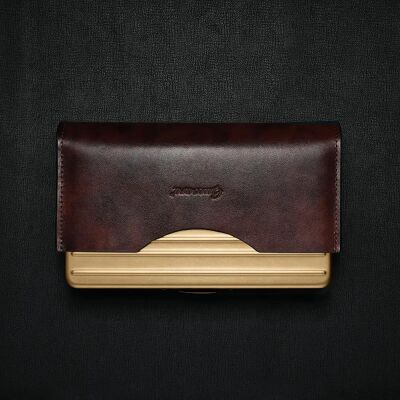 Guevara Aluminyum İçi Sedir Puro Taşıma Çantası RoseGold 8li - 3