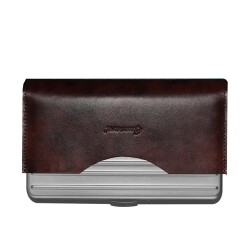 Guevara Aluminyum İçi Sedir Puro Taşıma Çantası Silver 8li - GUEVARA