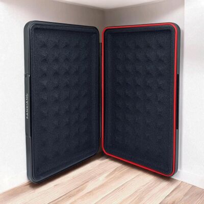 Guevara Aluminyum Puro Taşıma Çantası Robusto Siyah 10lu - 3