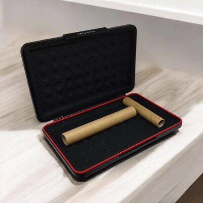 Guevara Aluminyum Puro Taşıma Çantası Robusto Siyah 10lu - 4