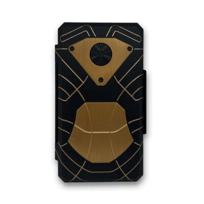 Guevara Aluminyum Puro Taşıma Çantası Siyah/Gold 5li - 1