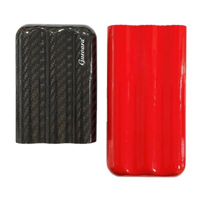 Guevara Karbon Fiber Puro Kılıfı Kırmızı/Siyah 3lü (60Ring) - 2