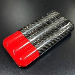 Guevara Karbon Fiber Puro Kılıfı Kırmızı/Siyah 3lü (60Ring) - 3