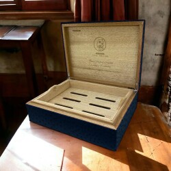 Guevara Deri Puro Kutusu Küllük ve Kesici Set Mavi 20s - GUEVARA (1)