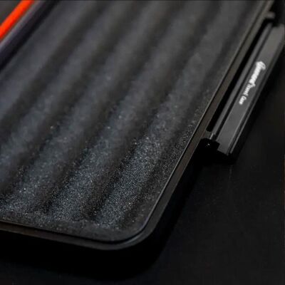 Guevara Fnd Aluminyum İçi Sedir Puro Taşıma Çantası Siyah 5li - 4