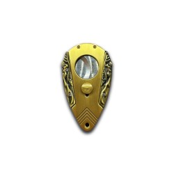 Guevara Gold Taşlı Kelebak Model Puro Kesici (60 Ring) - GUEVARA