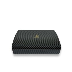 Guevara Karbon Desen Mini Puro Kutusu Humidor Siyah 5s - GUEVARA
