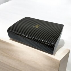 Guevara Karbon Desen Mini Puro Kutusu Humidor Siyah 5s - GUEVARA (1)