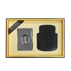 Guevara Metal Puro Kesici ve Kılıfı Seti Krom (60 Ring) - T-BEK