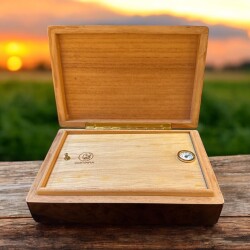 Guevara Sedir Mini Puro Kutusu Humidor Kahve 4s - GUEVARA (1)
