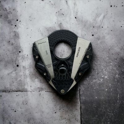 Guevara Skull Desen Kelebak Model Puro Kesici Siyah (60 Ring) - 4