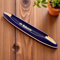 Habanos Lüks Seramik Puro Küllüğü 2li Lacivert 40cm - Cigarte (1)