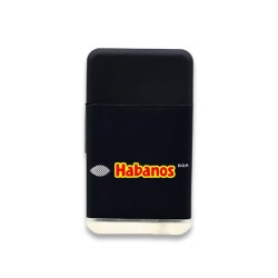 Habanos Plastik Jet Alev Puro Çakmağı Siyah - Cigarte