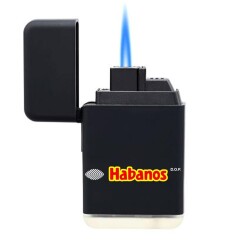 Habanos Plastik Jet Alev Puro Çakmağı Siyah - Cigarte (1)