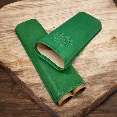 Hoyo De Monterrey Deri Puro Kılıfı 2li Napa Yeşil (64Ring) - 3