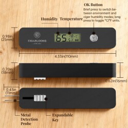 Humidimeter Dijital Dedectör Puro İçi Nem Ölçer - 4