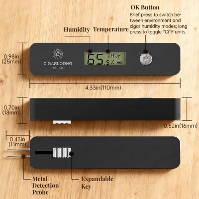 Humidimeter Dijital Dedectör Puro İçi Nem Ölçer - 4