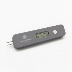 Humidimeter Dijital Dedectör Puro İçi Nem Ölçer Gri - CigarLoong (1)