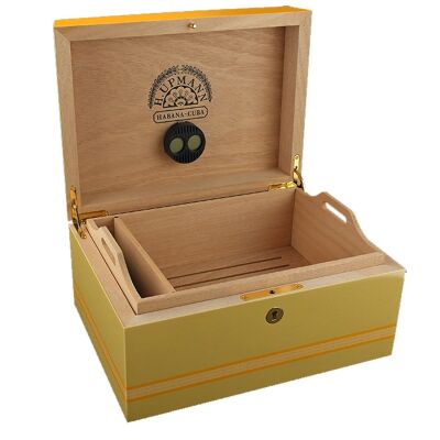 H.Upmann Bej Turuncu Lake Humidor Puro Kutusu 50's - 2