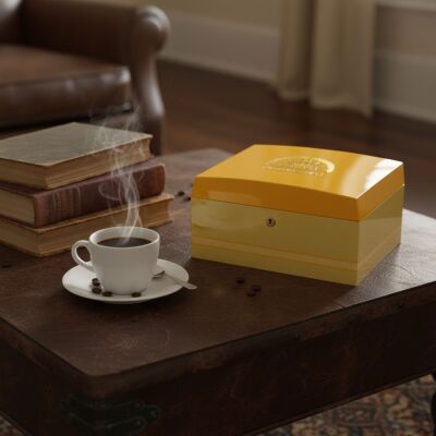 H.Upmann Bej Turuncu Lake Humidor Puro Kutusu 50's - 5