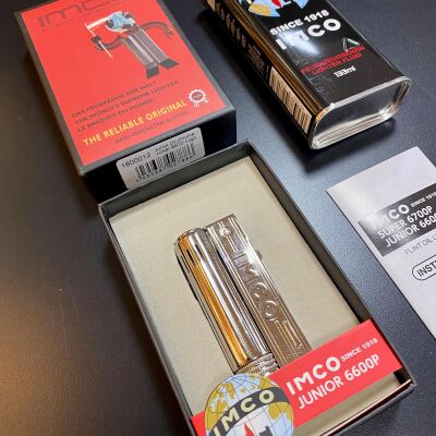 Imco Austria Junior Benzinli Muhtar Çakmağı Krom Logolu 6600P - 3