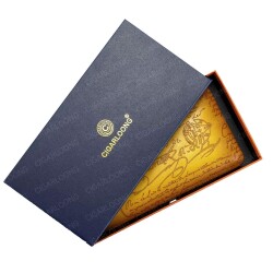 İtalian Story Sedirli Deri Puro Taşıma Çantası Sarı 3lü 58 Ring - 4