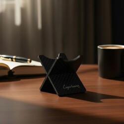 Katlanır Puro Standı Sehpası Mini CarbonFiber Kılıflı - 3