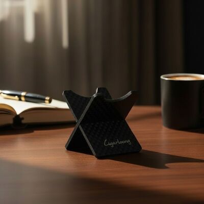 Katlanır Puro Standı Sehpası Mini CarbonFiber Kılıflı - 3